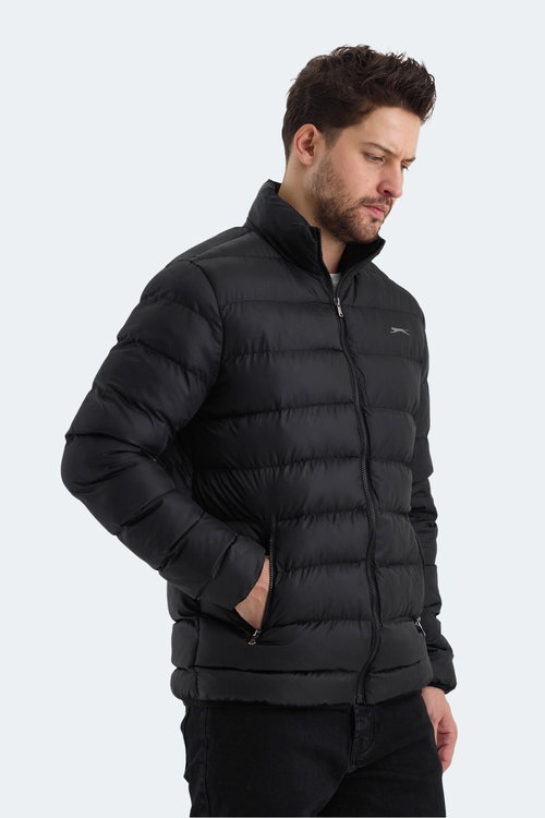 Slazenger HONOR I Erkek Şişme Siyah Mont & Kaban