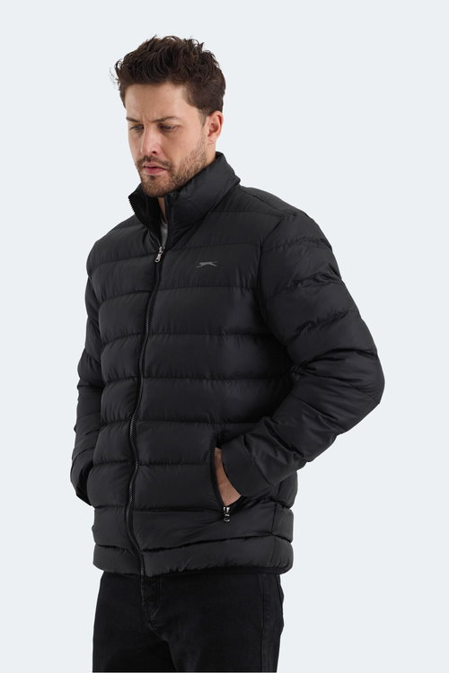 Slazenger HONOR I Erkek Şişme Siyah Mont & Kaban