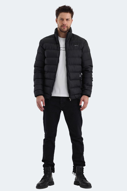 Slazenger HONOR I Erkek Şişme Siyah Mont & Kaban