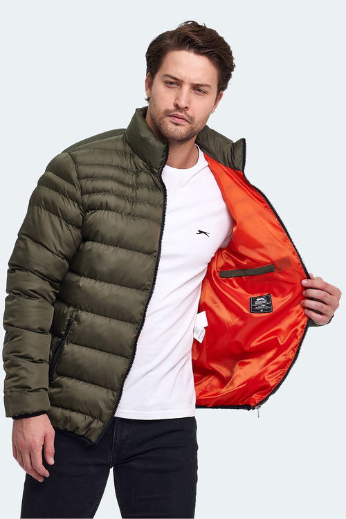 Slazenger HORIZON I Erkek Şişme Haki Mont & Kaban