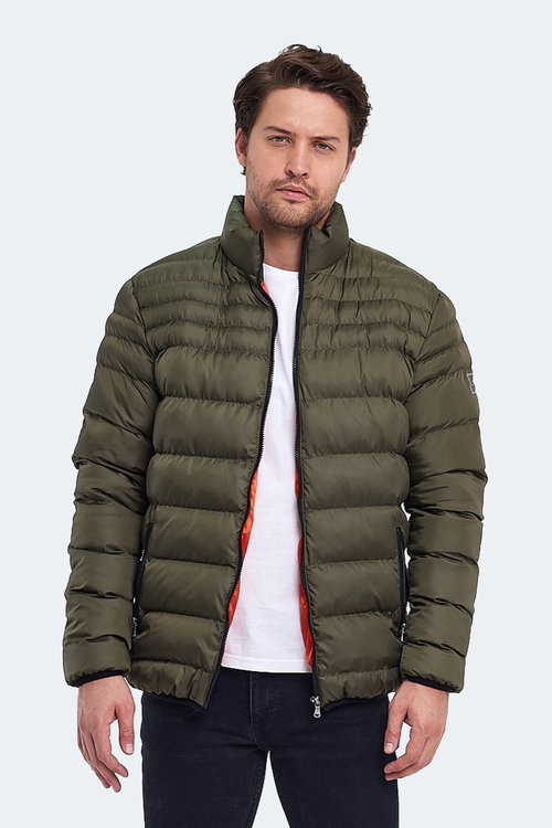 Slazenger HORIZON I Erkek Şişme Haki Mont & Kaban