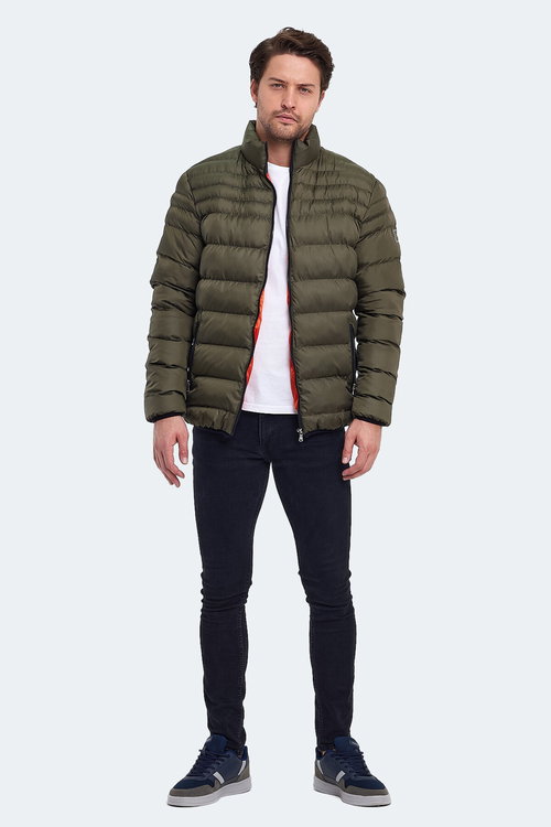 Slazenger HORIZON I Erkek Şişme Haki Mont & Kaban