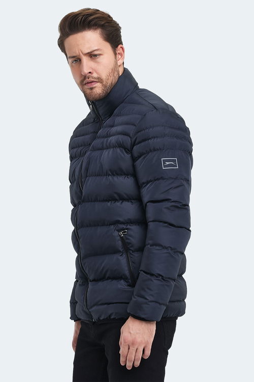 Slazenger HORIZON I Erkek Şişme Lacivert Mont & Kaban