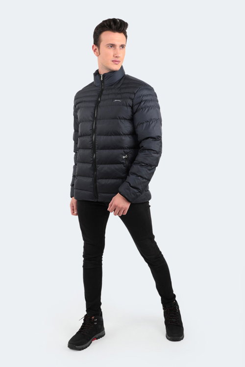 Slazenger HORIZON I Erkek Şişme Lacivert Mont & Kaban