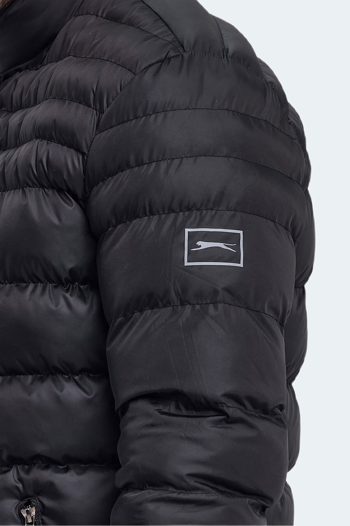 Slazenger HORIZON I Erkek Şişme Siyah Mont & Kaban - Thumbnail