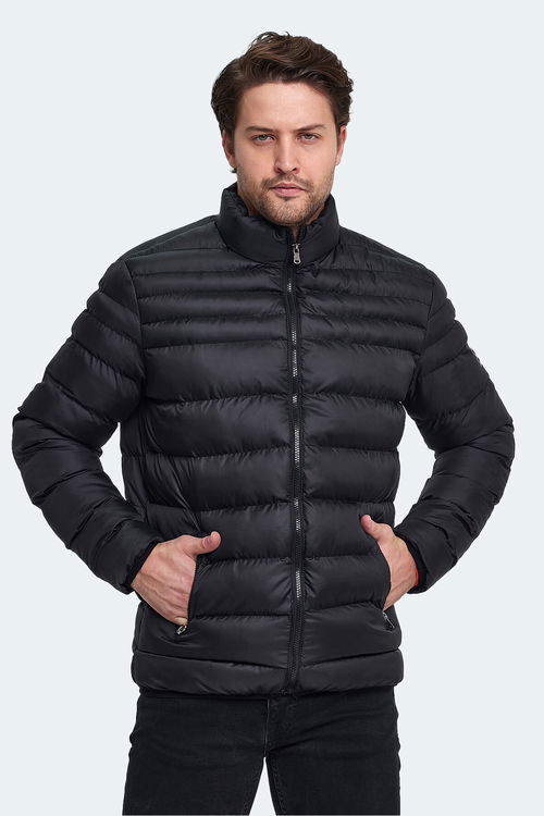 Slazenger HORIZON I Erkek Şişme Siyah Mont & Kaban