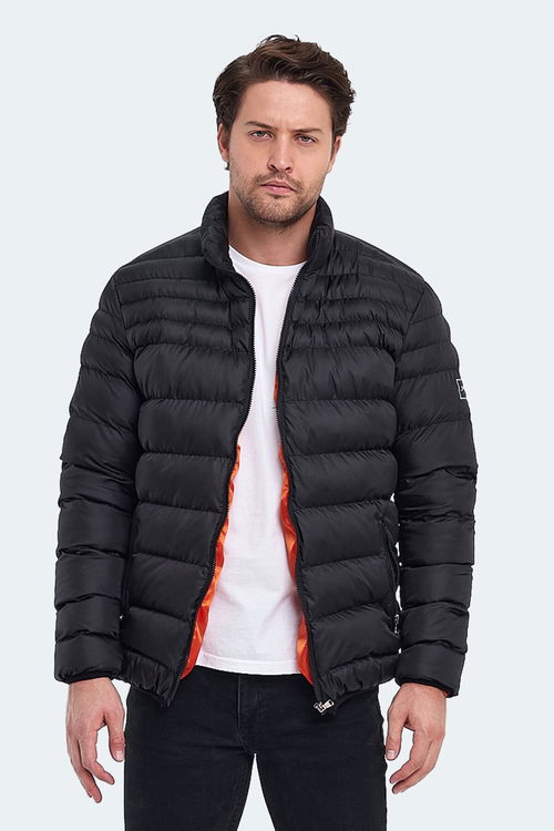 Slazenger HORIZON I Erkek Şişme Siyah Mont & Kaban