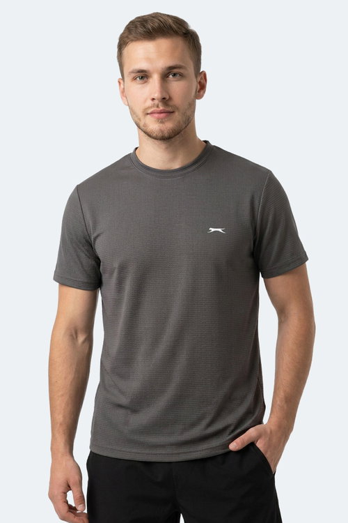 Slazenger HUGGER Erkek Antrasit Tişört