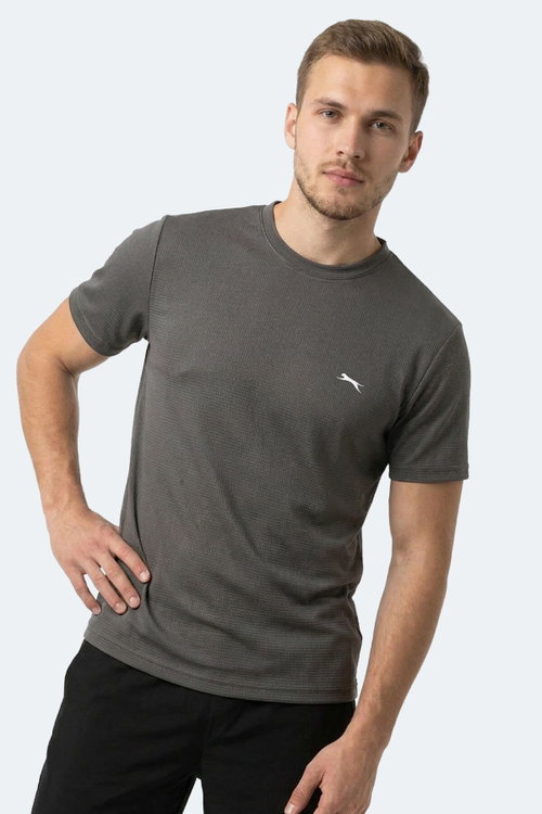 Slazenger HUGGER Erkek Antrasit Tişört