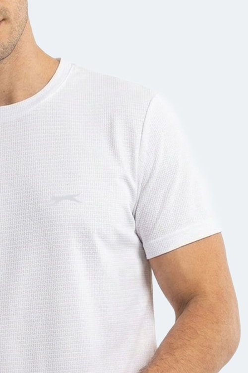 Slazenger HUGGER Erkek Beyaz Tişört