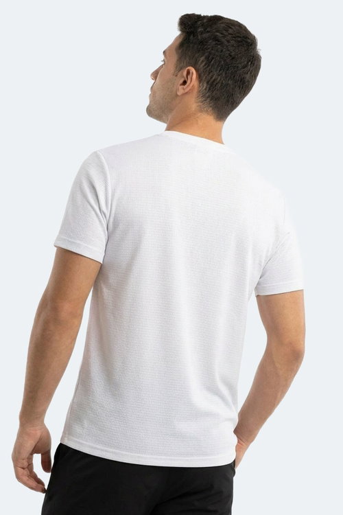 Slazenger HUGGER Erkek Beyaz Tişört