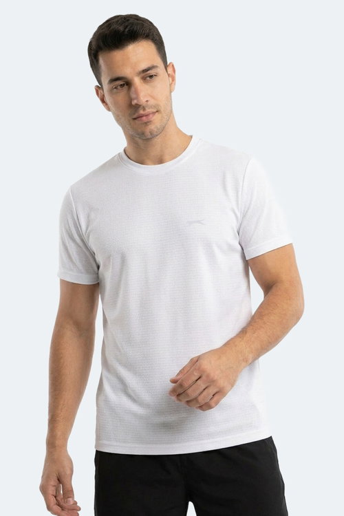 Slazenger HUGGER Erkek Beyaz Tişört