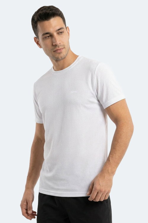 Slazenger HUGGER Erkek Beyaz Tişört
