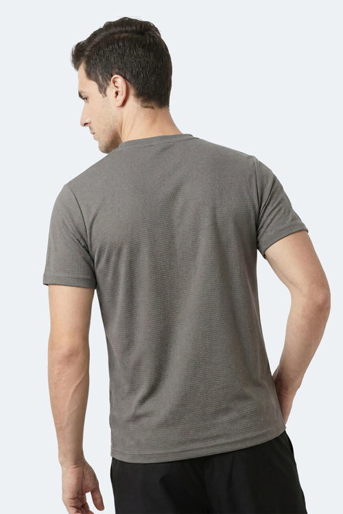 Slazenger HUGGER Erkek Koyu Gri Tişört