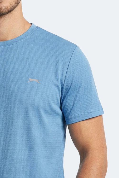 Slazenger HUGGER Erkek Mavi Tişört