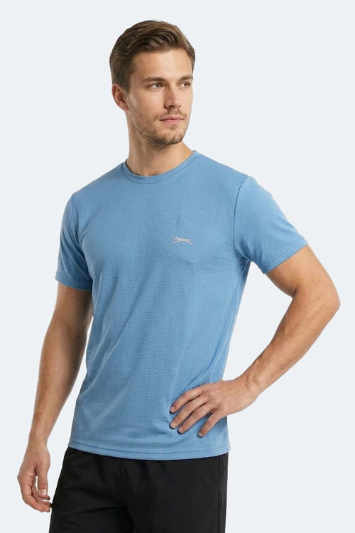 Slazenger HUGGER Erkek Mavi Tişört