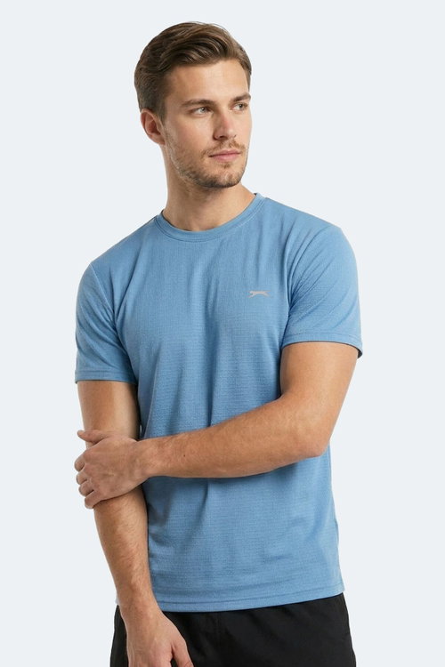Slazenger HUGGER Erkek Mavi Tişört