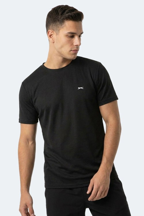 Slazenger HUGGER Erkek Siyah Tişört