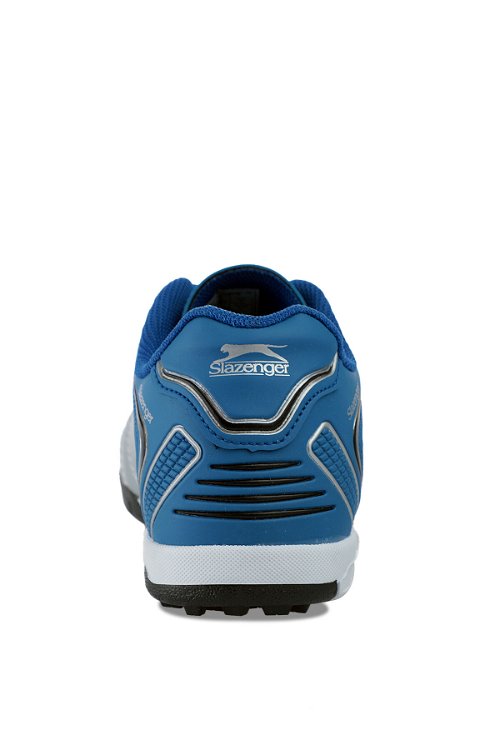 Slazenger HUGO HS Futbol Erkek Halı Saha Ayakkabı Gri / Mavi