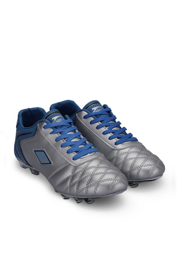 HUGO KR Futbol Erkek Çocuk Krampon Ayakkabı Gri / Mavi