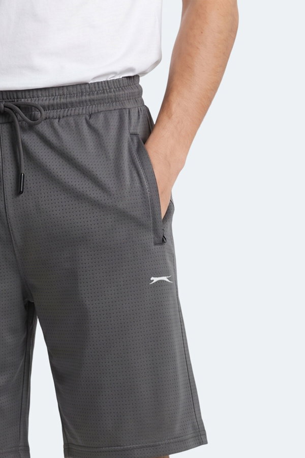 Slazenger HYPERACTIVE Erkek Koyu Gri Şort