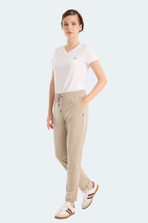 Slazenger ICEPAW I Kadın Bej Eşofman Altı