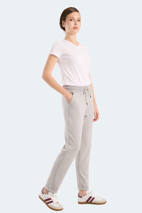Slazenger ICEPAW I Kadın Gri Eşofman Altı