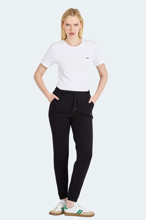 Slazenger ICERON I Kadın Siyah Eşofman Altı