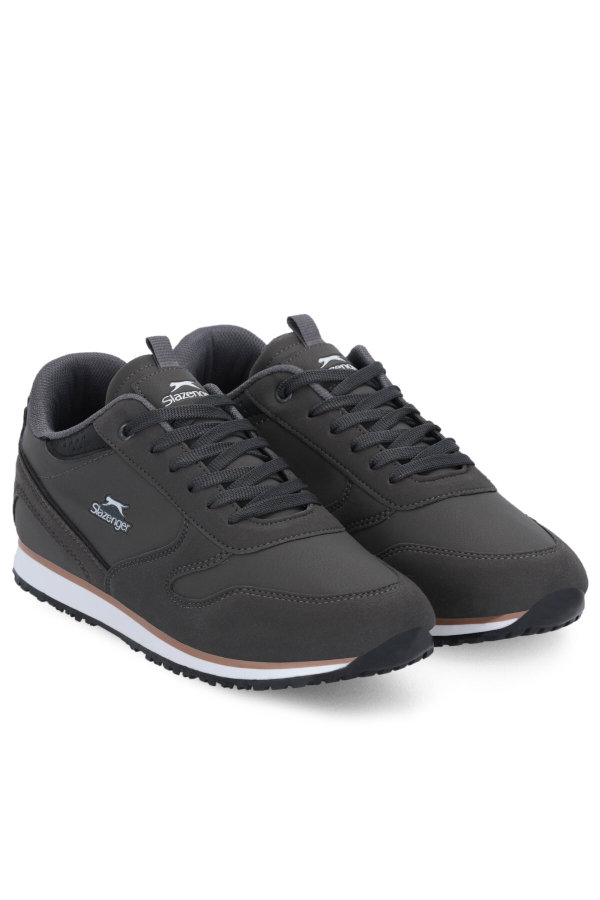Slazenger ICORE I Erkek Koyu Gri Günlük Spor Ayakkabısı