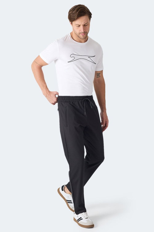 Slazenger IMPRINT 2 Lİ SET Erkek Siyah - Gri Eşofman Altı