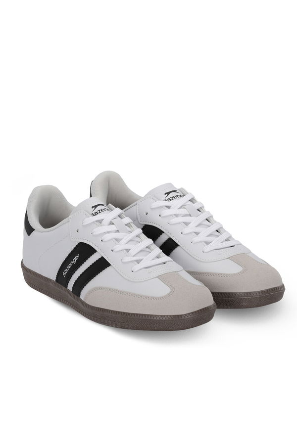 Slazenger INDIA Erkek Beyaz / Siyah Günlük Spor Ayakkabısı