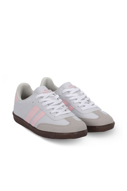 Slazenger INDIA Kadın Beyaz / Pembe Günlük Spor Ayakkabısı
