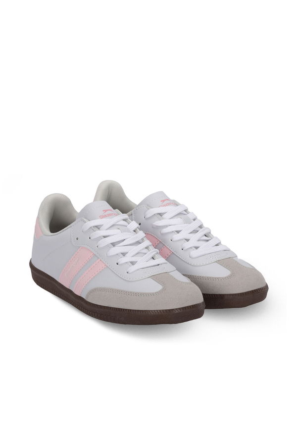 Slazenger INDIA Kadın Beyaz / Pembe Günlük Spor Ayakkabısı