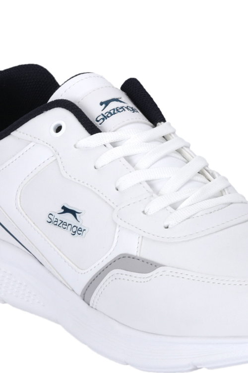 Slazenger INDOL I Erkek Beyaz / Lacivert Koşu & Yürüyüş Spor Ayakkabısı