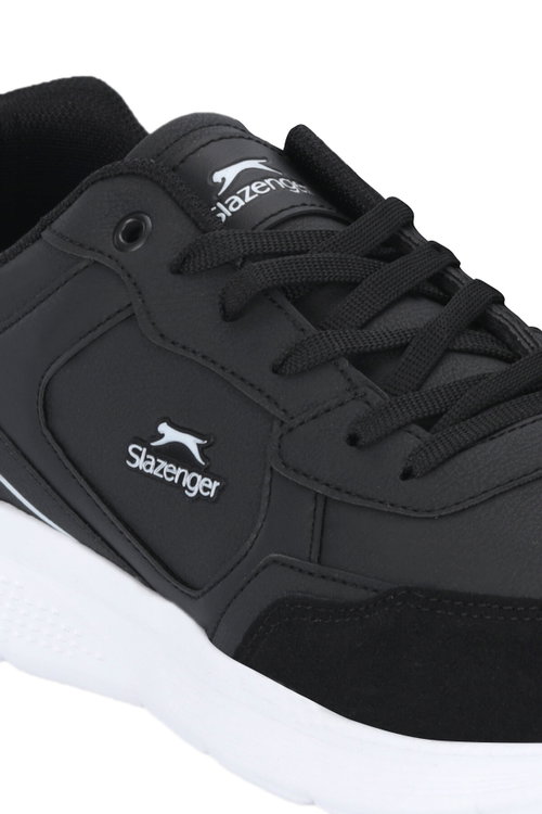 Slazenger INDOL I Erkek Siyah / Beyaz Koşu & Yürüyüş Spor Ayakkabısı
