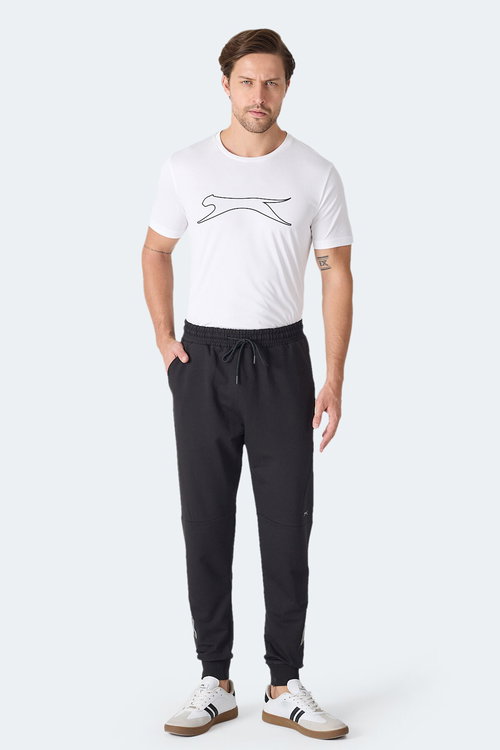 Slazenger INFERNAL 2 Lİ SET Erkek Siyah - Koyu Gri Eşofman Altı