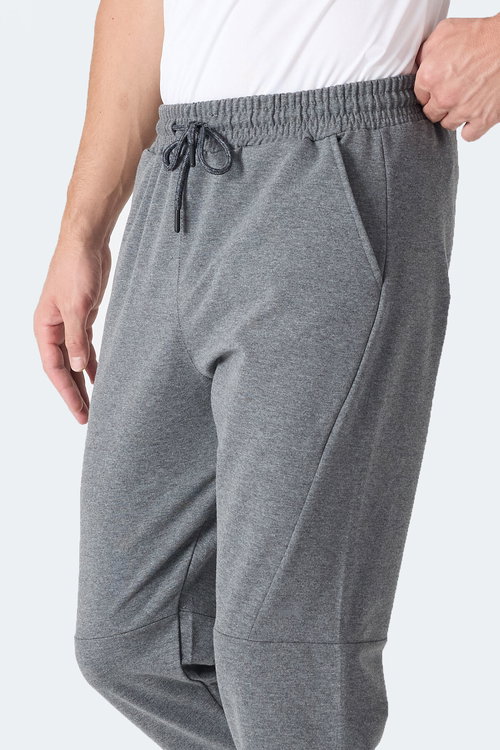 Slazenger INFERNAL 2 Lİ SET Erkek Siyah - Koyu Gri Eşofman Altı