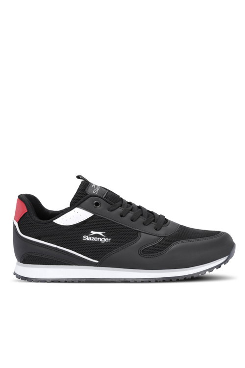 Slazenger IRONICS I Erkek Büyük Beden Siyah / Beyaz Günlük Spor Ayakkabısı