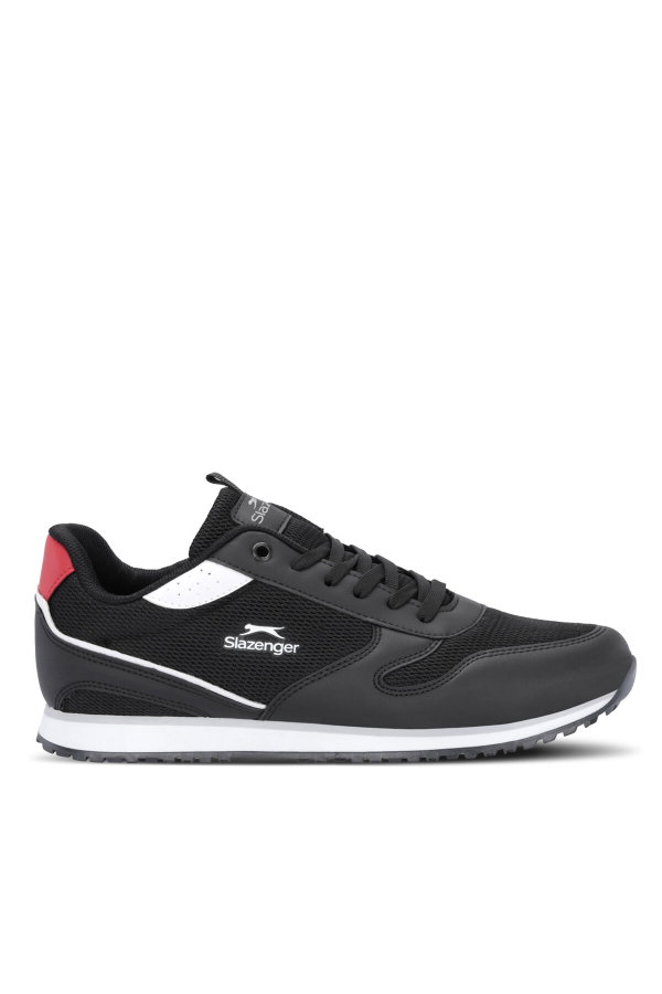 Slazenger IRONICS I Erkek Büyük Beden Siyah / Beyaz Günlük Spor Ayakkabısı