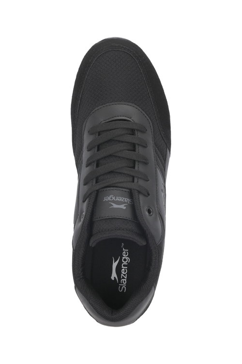Slazenger ISKRA I Erkek Büyük Beden Siyah / Siyah Günlük Spor Ayakkabısı