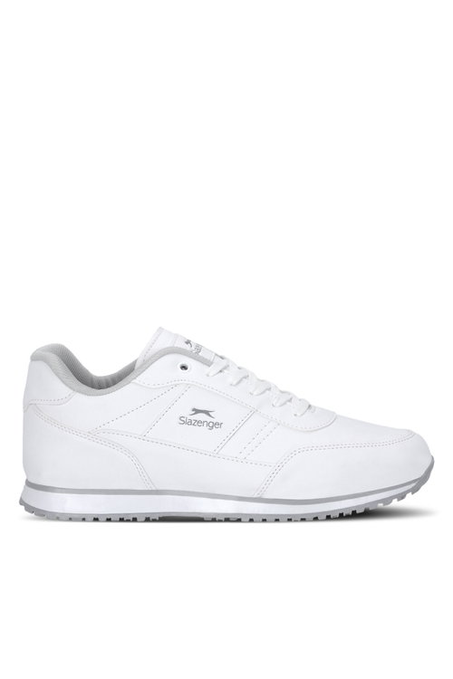 Slazenger ISPIRE I Erkek Büyük Beden Beyaz Günlük Spor Ayakkabısı