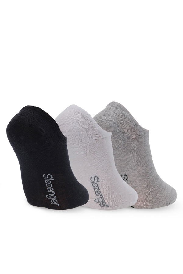 Slazenger JACKED 3 lü Erkek Siyah / Beyaz Çorap