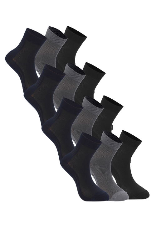 Slazenger JACOB 12 li Set Erkek Karışık Çorap