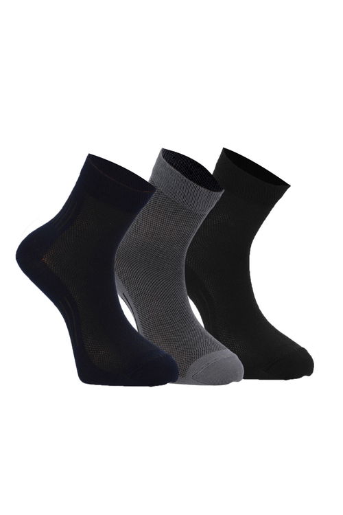 Slazenger JACOB 3'lü Erkek Soket Karışık Çorap