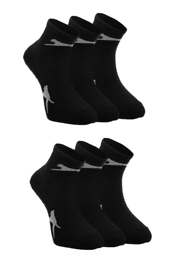 Slazenger JACOBA NEW 6 lı Set Erkek Siyah Çorap