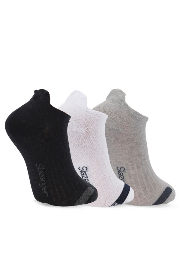 Slazenger JADEX 3 lü Erkek Siyah / Beyaz Çorap
