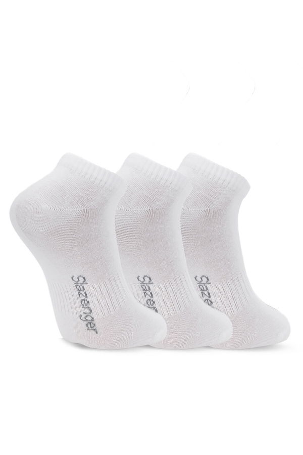 Slazenger JADIRA 3 lü Erkek Beyaz Çorap