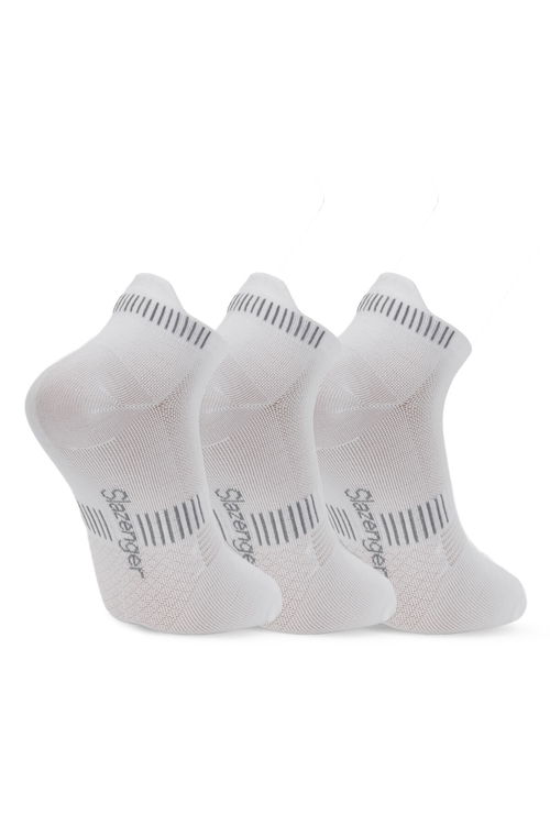 Slazenger JAGGER 3 lü Erkek Beyaz Çorap