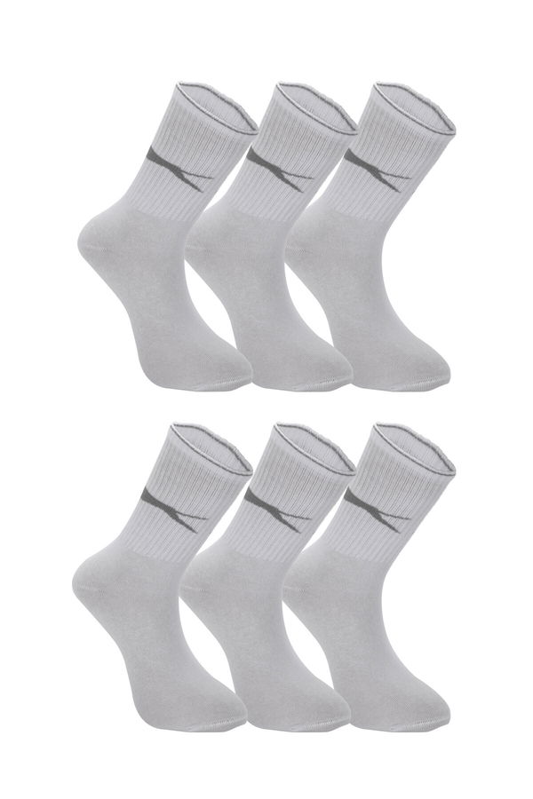 Slazenger JAGO 6 lı Set Erkek Beyaz Çorap