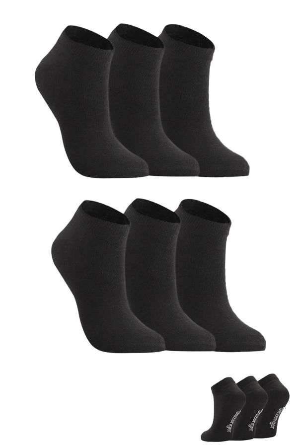 Slazenger JAIME 6 lı Set Kadın Siyah Çorap